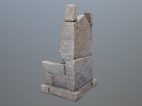 Stone Throne 2 3D 模型