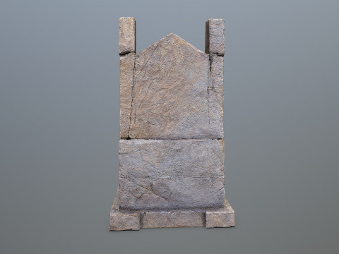 Stone Throne 2 3D 模型