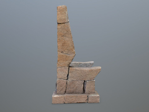 Stone Throne 2 3D 模型
