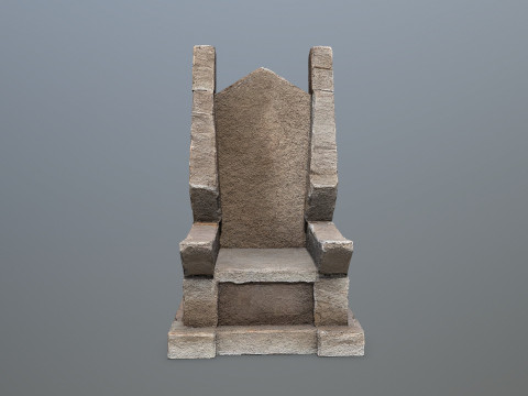 Stone Throne 2 3D 模型
