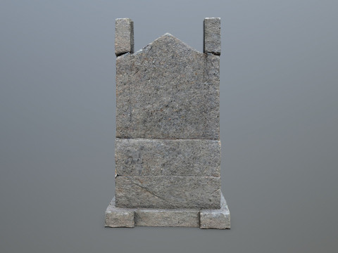 Stone Throne 3 3D Модель