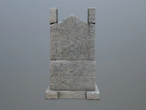 Stone Throne 3 3D Model