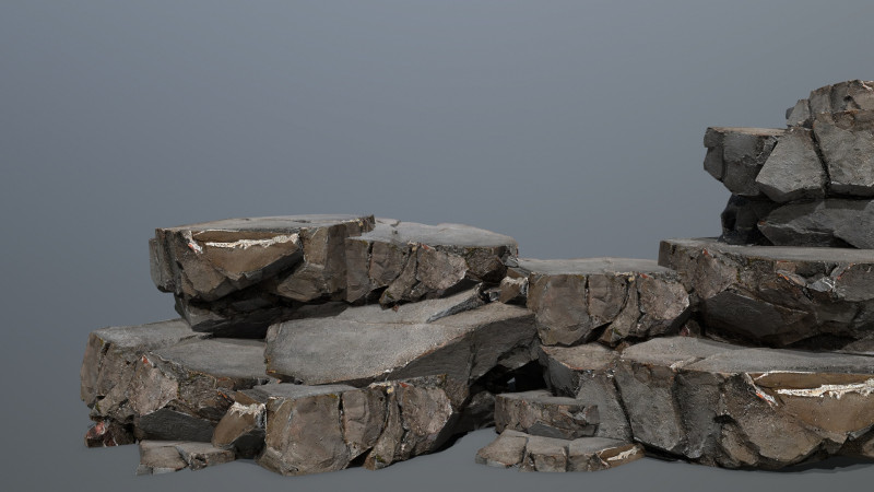 Desert rocks 3Dモデル .c4d .max .obj .3ds .fbx .stl .blend 