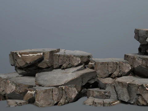 Rocce del deserto Modello 3D