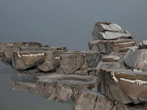 Desert rocks 3D Model