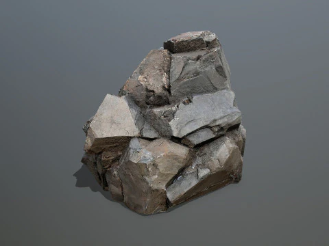 Desert rocks 3D Model