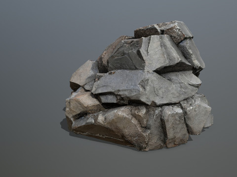 Desert rocks 3Dモデル