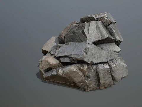 Desert rocks 3D Model