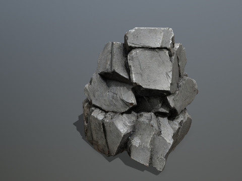 Desert rocks 3Dモデル