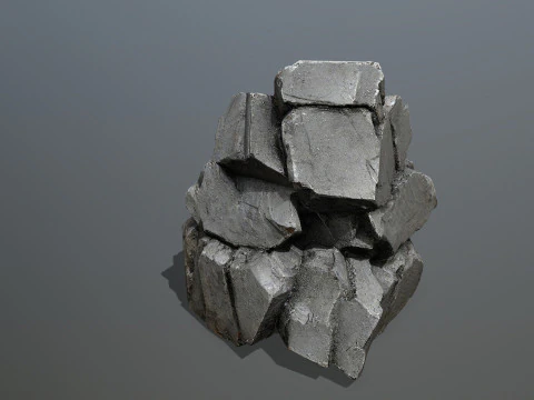 Desert rocks 3D Model