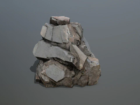 Desert rocks 3D Model