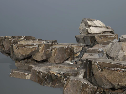 Desert rocks 3D Model