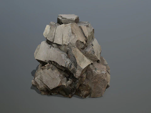 Desert rocks 3D Model