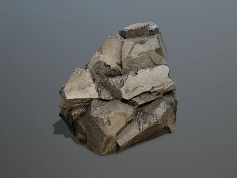 Desert rocks 3D Model