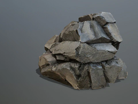 Desert rocks 3D Model
