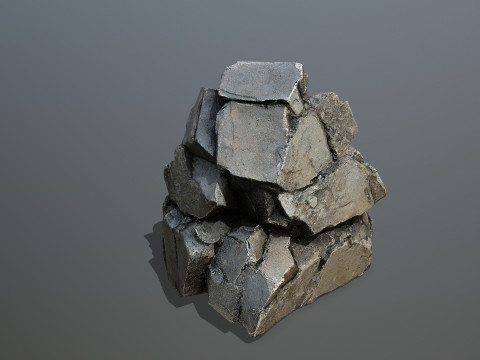 Desert rocks 3D-Modell