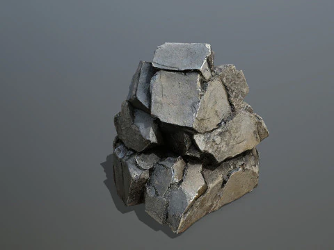 Desert rocks 3D Model