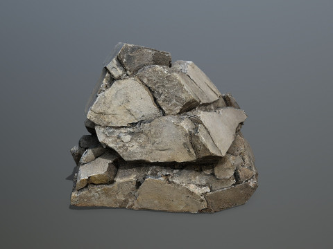 Desert rocks 3D-Modell