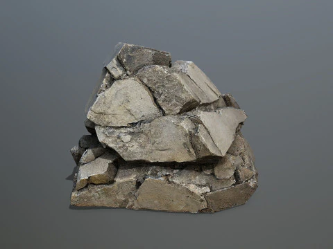 Desert rocks 3D Model