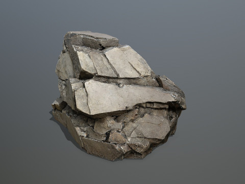 Desert rocks 3D-Modell