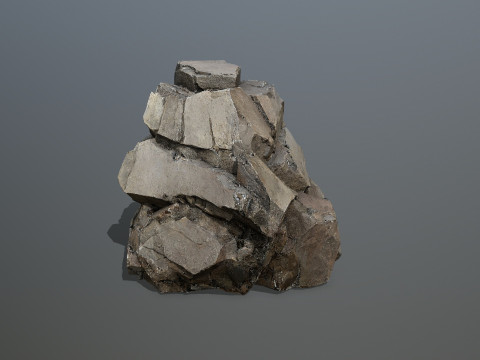 Desert rocks 3D-Modell