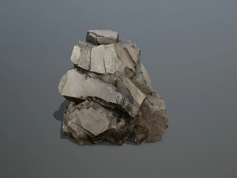 Desert rocks 3D Model