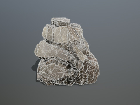 Desert rocks 3D-Modell