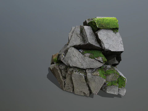 Forest rocks 3D Model