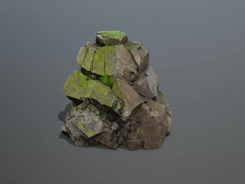 Forest rocks 3D Model
