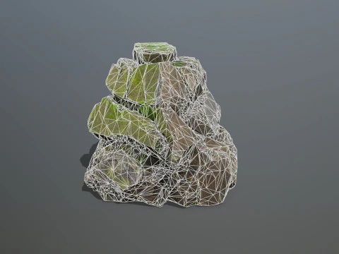 Forest rocks 3D Model