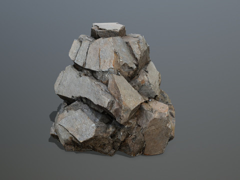 Desert rocks Modèle 3D