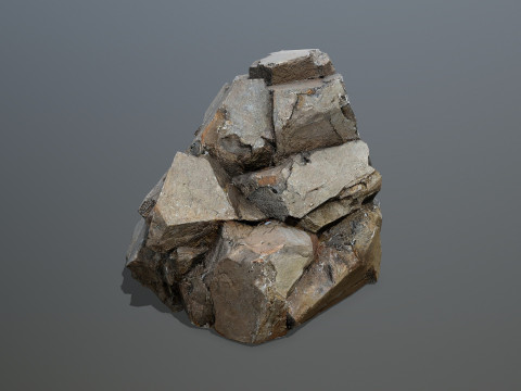 Desert rocks Modèle 3D
