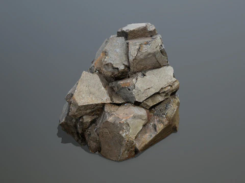 Desert rocks 3D Model