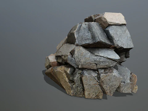 Desert rocks 3D Model