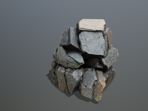 Desert rocks Modèle 3D