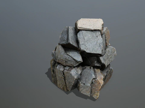 Desert rocks 3D Model