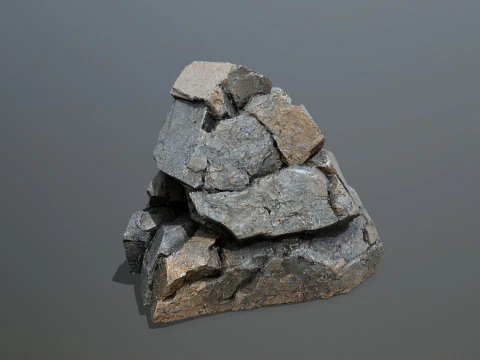 Desert rocks 3D Model