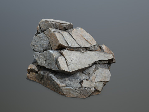 Desert rocks Modèle 3D