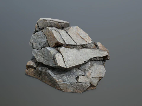 Desert rocks 3D Model