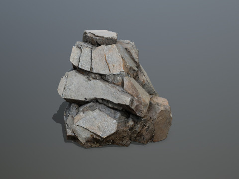Desert rocks Modèle 3D