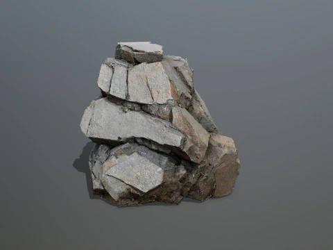 Desert rocks 3D Model