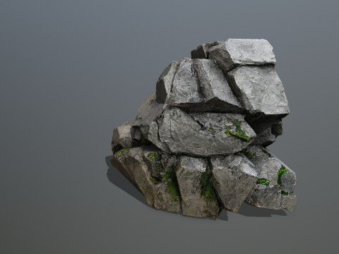 Cliff rocks 3D Model