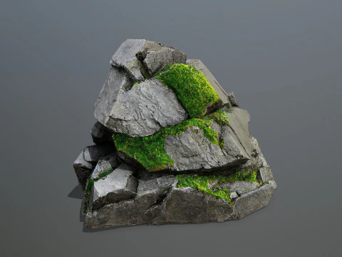 Cliff rocks 3D Model