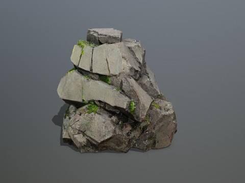 Cliff rocks 3D Model