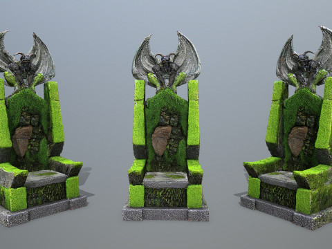 Devil Stone Throne 3D मॉडल