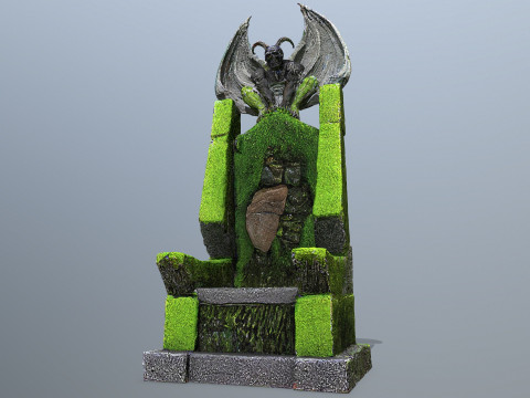 Devil Stone Throne 3D मॉडल