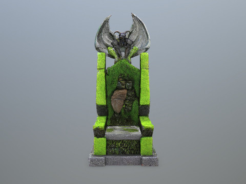 Devil Stone Throne 3D मॉडल
