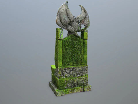 Devil Stone Throne 3D Model