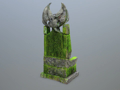 Devil Stone Throne 3D Model