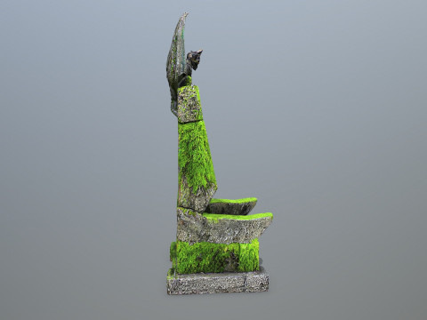 Devil Stone Throne 3D मॉडल